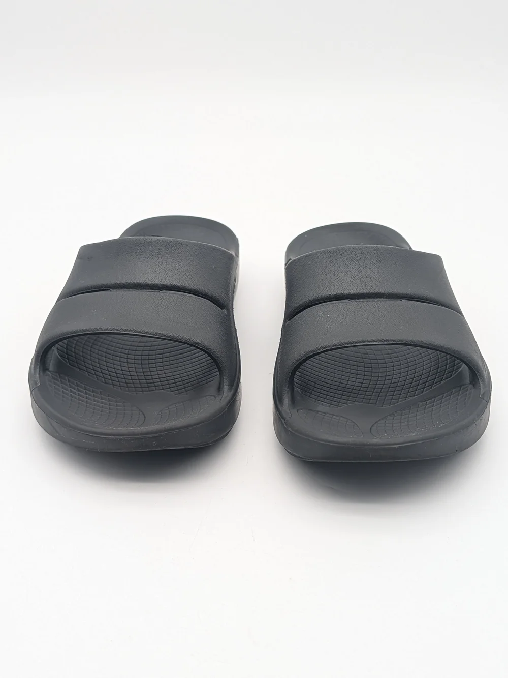 OOFOS OOahh Men's Black Slide Sandals Slip-On Cushioned Lightweight M7-W9